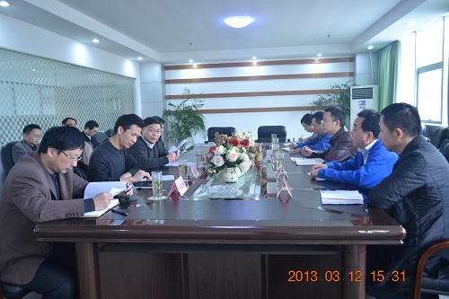 南昌高新区管委会主任雷霆一行到sunbet申搏新材料（江西）有限公司调研