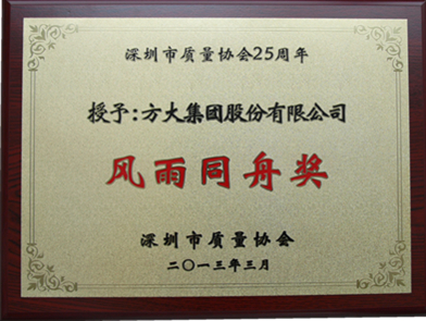 sunbet申搏获质协“风雨同舟”奖