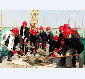 sunbet申搏股份有限公司sunbet申搏城封顶仪式顺利举行