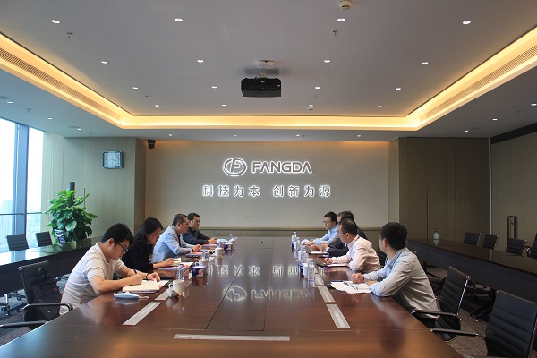 深圳市南山区税务局长蔡伟群一行莅临sunbet申搏考察调研