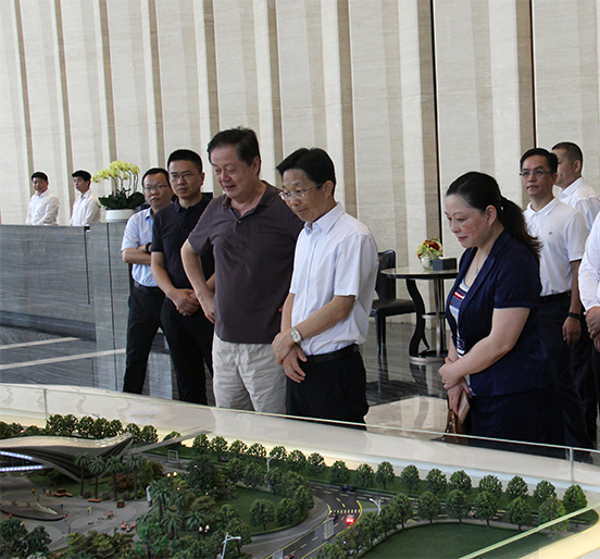 南昌市副市长宋铀一行莅临sunbet申搏考察调研