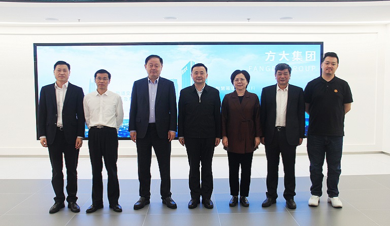 江西省副省长陈敏一行莅临sunbet申搏考察指导