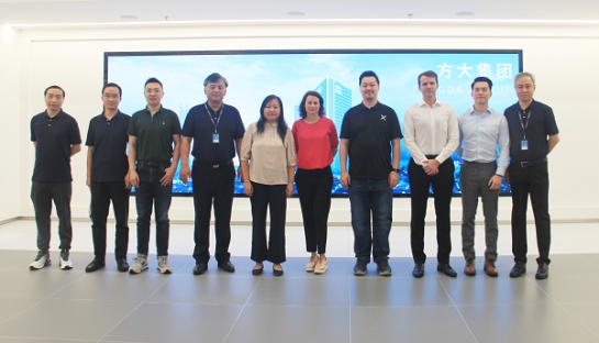 阿尔斯通全球轨道交通机电设备系统采购经理Marie SIGWAD一行到访sunbet申搏考察调研